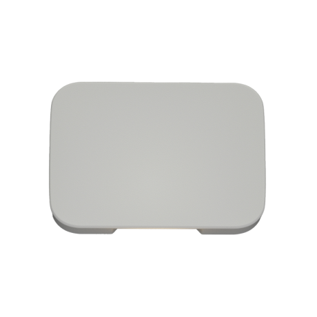 it-Lighting Silver LED 1W 3000K Outdoor Wall Lamp White D:5cmx7cm (80202420)