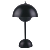 Inlight Rechargeable LED 1.5W 3CCT Touch Table Lamp Black D:10x24cm (3059-Black)