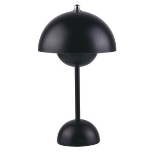Inlight Rechargeable LED 1.5W 3CCT Touch Table Lamp Black D:10x24cm (3059-Black)