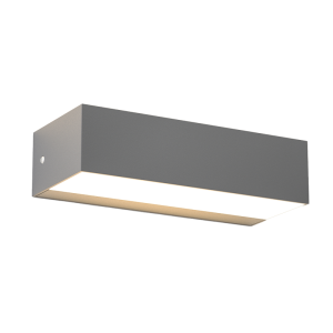 Martin Επιτοίχιο Φωτιστικό Εξωτερικού Χώρου LED 9W 3CCT Up-Down σε Γκρι Χρώμα D 17cm x 4.6cm