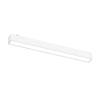 Φωτιστικό LED 10W 3CCT για Ultra-Thin μαγνητική ράγα σε λευκή απόχρωση (by tuya and zigbee) D:31,5cmX2,4cm (T04705-WH)