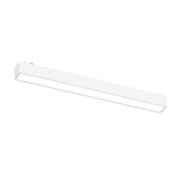 Φωτιστικό LED 10W 3CCT για Ultra-Thin μαγνητική ράγα σε λευκή απόχρωση (by tuya and zigbee) D:31,5cmX2,4cm (T04705-WH)