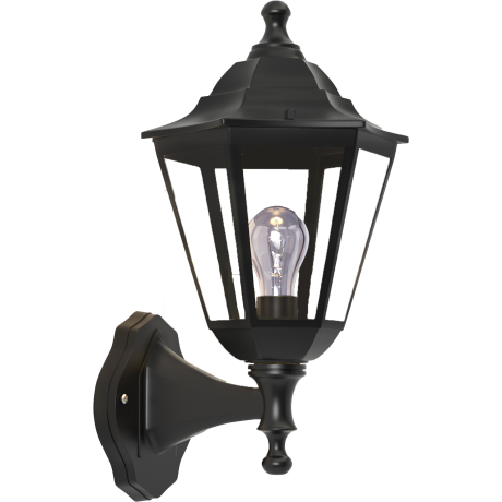 it-Lighting Redfish 1xE27 Outdoor Wall Lamp Black D:36cmx23.5cm (80202614)