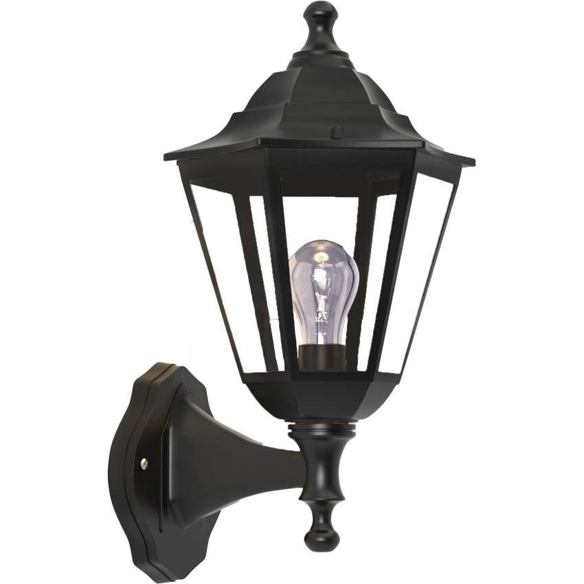 it-Lighting Redfish 1xE27 Outdoor Wall Lamp Black D:36cmx23.5cm (80202614)