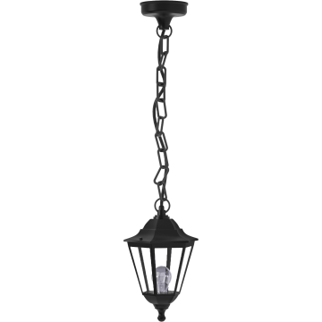 it-Lighting Redfish 1xE27 Outdoor Pendant Light Black D:137cmx21.5cm (80300114)