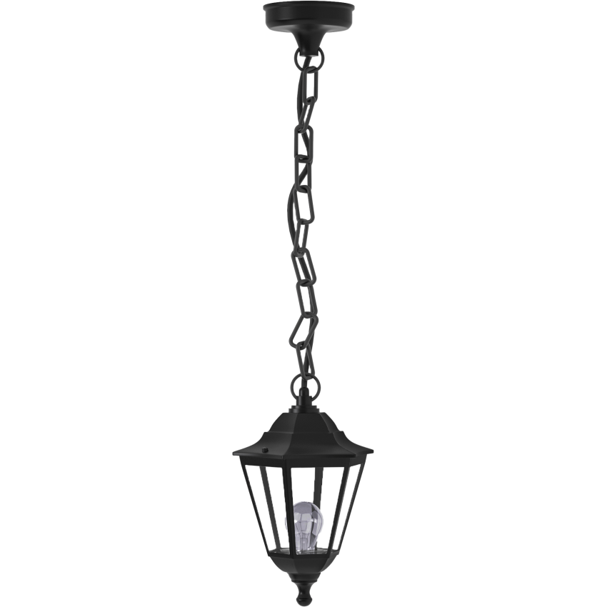 it-Lighting Redfish 1xE27 Outdoor Pendant Light Black D:137cmx21.5cm (80300114)