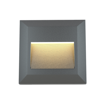 it-Lighting Salmon LED 2W 3CCT Outdoor Wall Lamp Anthracite CCT D:12.4cmx12.4cm (80201840)