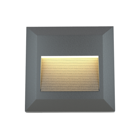 it-Lighting Salmon LED 2W 3CCT Outdoor Wall Lamp Anthracite CCT D:12.4cmx12.4cm (80201840)