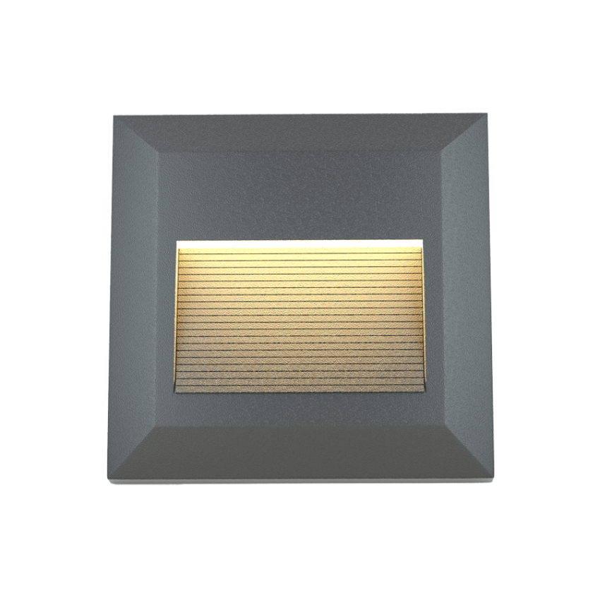 it-Lighting Salmon LED 2W 3CCT Outdoor Wall Lamp Anthracite CCT D:12.4cmx12.4cm (80201840)