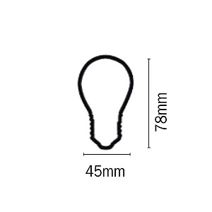 E27 LED Filament G45 5watt Φυσικό Λευκό  (7.27.05.13.2)