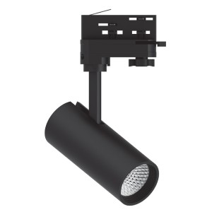 Σποτ τριφασικής ράγας LED 10W 4000K σε μαύρη απόχρωση D:10cmX15,5cm (T01002-BL)