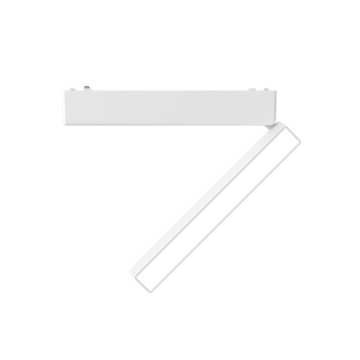 Φωτιστικό LED 10W 3000K για Ultra-Thin μαγνητική ράγα σε λευκή απόχρωση D:23cmX8cm (T03401-WH)