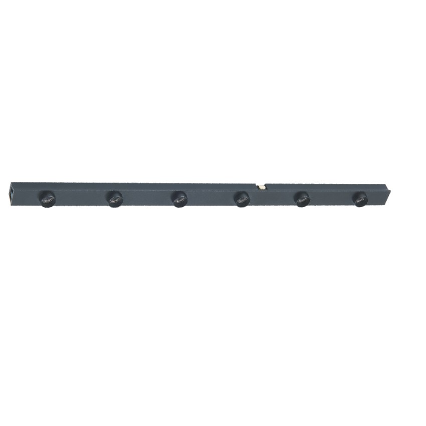 Inlight Γραμμικό φωτιστικό LED 12W 3000K για μαγνητική Mini ράγα σε μαύρη απόχρωση D:60cmx1,6cm (TMM0021-Black)