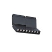 Inlight Γραμμικό φωτιστικό LED 6W 3000K για μαγνητική Mini ράγα σε μαύρη απόχρωση D:10,3cmx8,5cm (TMM0081-Black)