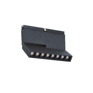 Inlight Γραμμικό φωτιστικό LED 6W 3000K για μαγνητική Mini ράγα σε μαύρη απόχρωση D:10,3cmx8,5cm (TMM0081-Black)
