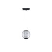 Inlight Κρεμαστό Φωτιστικό LED 5W 3CCT για Ultra-Thin μαγνητική ράγα σε μαύρη απόχρωση D:10,2cm (TMU0230-Black)
