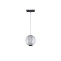 Inlight Κρεμαστό Φωτιστικό LED 5W 3CCT για Ultra-Thin μαγνητική ράγα σε μαύρη απόχρωση D:10,2cm (TMU0230-Black)