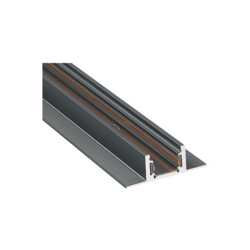 Inlight Mini μαγνητική ράγα χωνευτή σε μαύρη απόχρωση D:2m (TRM0020-Black)