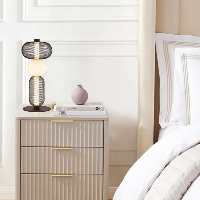 Inlight Επιτραπέζιο φωτιστικό 24W 3000K απο μαύρο μέταλλο και γυαλί (3061) Inlight Επιτραπέζιο φωτιστικό 24W 3000K απο μαύρο μέταλλο και γυαλί (3061)