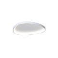 Inlight Πλαφονιέρα οροφής LED 25W 3CCT από λευκό μέταλλο και ακρυλικό D:61,5x5cm (42043-White)