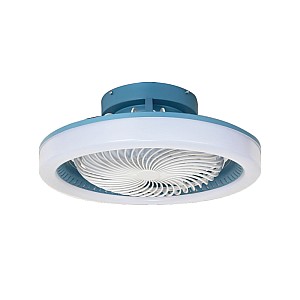 Ανεμιστήρας-Φωτιστικό Fan Light LED Οροφής 36W 3CCT σε Μπλε