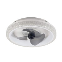 Φωτιστικό LED 9W 3CCT για Ultra-Thin μαγνητική ράγα σε λευκή απόχρωση (by tuya and zigbee) D:16cmX4,5cm (T05105-WH)
