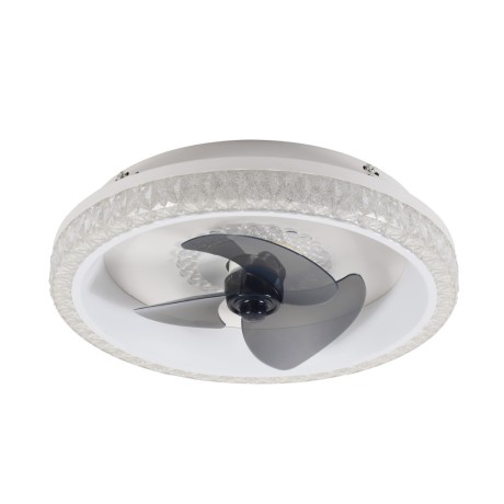 Φωτιστικό LED 9W 3CCT για Ultra-Thin μαγνητική ράγα σε λευκή απόχρωση (by tuya and zigbee) D:16cmX4,5cm (T05105-WH)