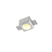 Inlight Χωνευτό τετράγωνο σποτ από γύψο 1XGU10 D:8cm (Χ0011-WH)