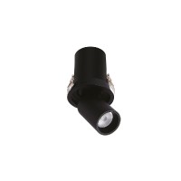 Inlight Downlight σποτ 10W 3CCT σε μαύρη απόχρωση (X00180B)