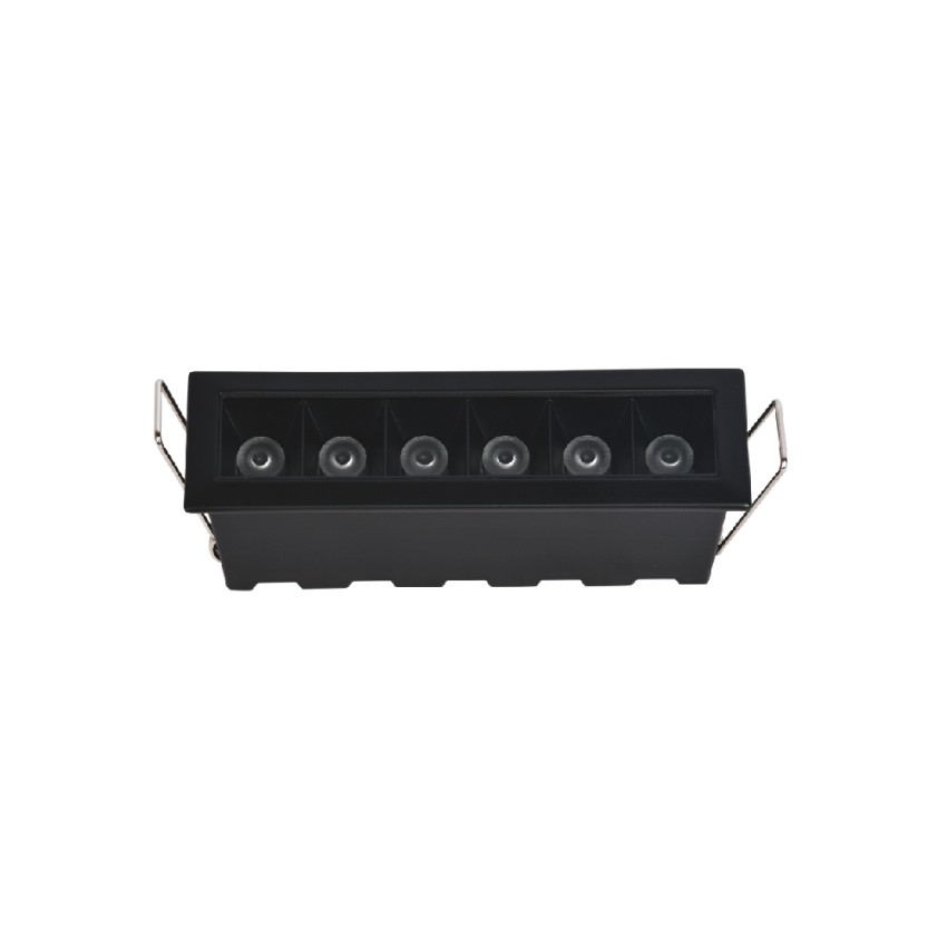 Inlight Downlight σποτ 6*3W 3CCT σε μαύρη απόχρωση (X00200B)