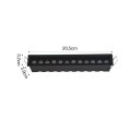 Inlight Downlight σποτ 12*3W 3CCT σε μα΄΄΄΄ύρη απόχρωση (X00210B)