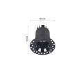 Inlight Downlight σποτ 5W 3CCT σε μαύρη απόχρωση (X00220B)
