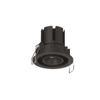 Inlight Downlight σποτ 7W 3CCT σε μαύρη απόχρωση (X00230B)
