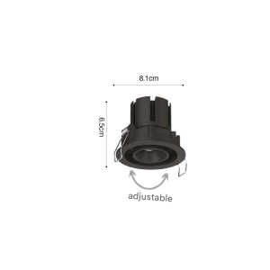Inlight Downlight σποτ 7W 3CCT σε λευκή απόχρωση (X00230W)