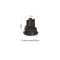 Inlight Downlight σποτ 10W 3CCT σε μαύρη απόχρωση (X00250B)