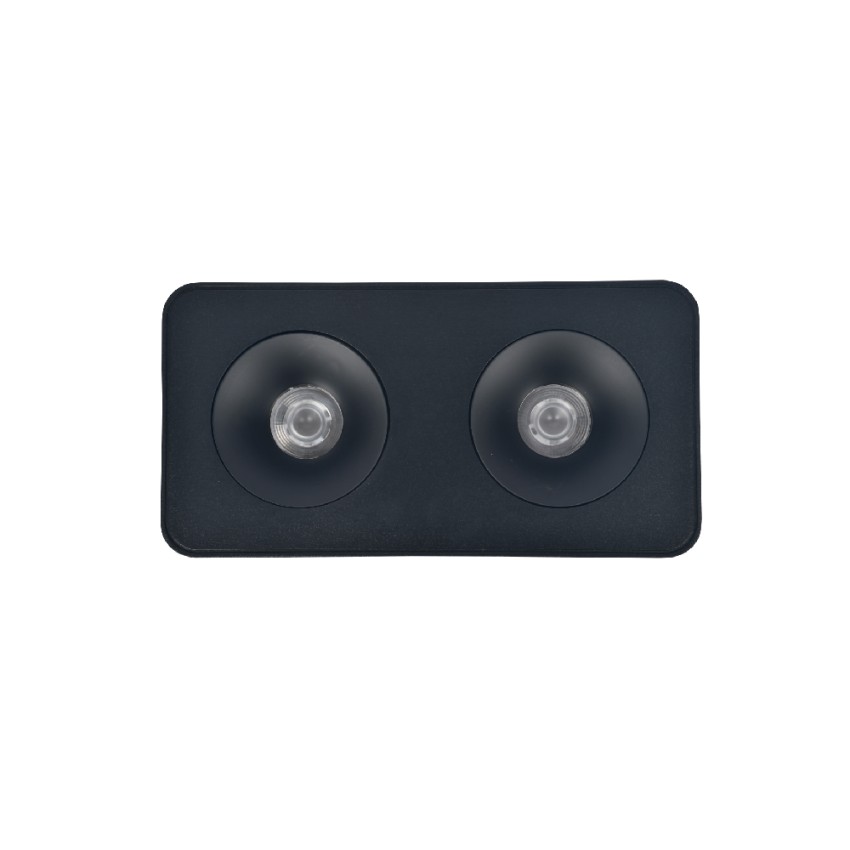 Downlight Mounted σποτ 2*8W 3CCT σε μαύρη απόχρωση (X00270B)