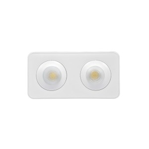 Inlight Downlight Mounted σποτ 2*8W 3CCT σε λευκή απόχρωση (X00270W)