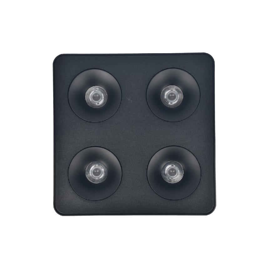 Inlight Downlight Mounted σποτ 4*8W 3CCT σε μαύρη απόχρωση (X00290B)