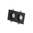 Inlight Downlight σποτ GU10 σε μαύρη απόχρωση (X00330B)