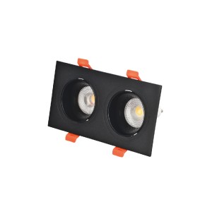 Inlight Downlight σποτ GU10 σε μαύρη απόχρωση (X00330B)