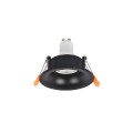 Inlight Downlight σποτ GU10 σε μαύρη απόχρωση (X00340B)