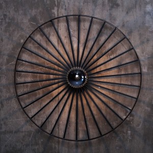 Στρογγυλή Μεταλλική Απλίκα Τοίχου – Minimal Design & Προσαρμοζόμενο Χρώμα | CART 1356B