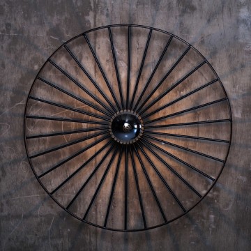 Στρογγυλή Μεταλλική Απλίκα Τοίχου – Μοντέρνος Σχεδιασμός & Προσαρμοζόμενο Μέγεθος | CART 1356A