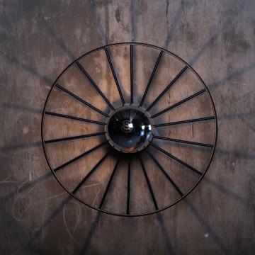 Στρογγυλή Μεταλλική Απλίκα Τοίχου – Minimal Design & Προσαρμοζόμενο Χρώμα | CART 1356B