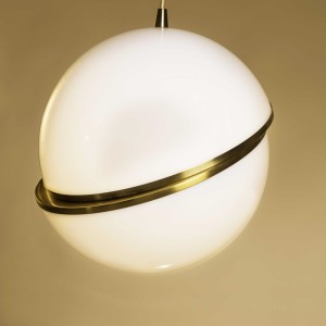 HOBBI 911/5 – Κρεμαστό 5φωτο Φωτιστικό με Μπρούτζινη Απόχρωση και Υφασμάτινο Καλώδιο