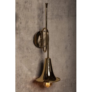 PORTO 75A Απλίκα Τοίχου Μπρούτζινη E27