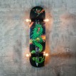 Απλίκα Τοίχου Skateboard με Σχέδιο Λαμπτήρων