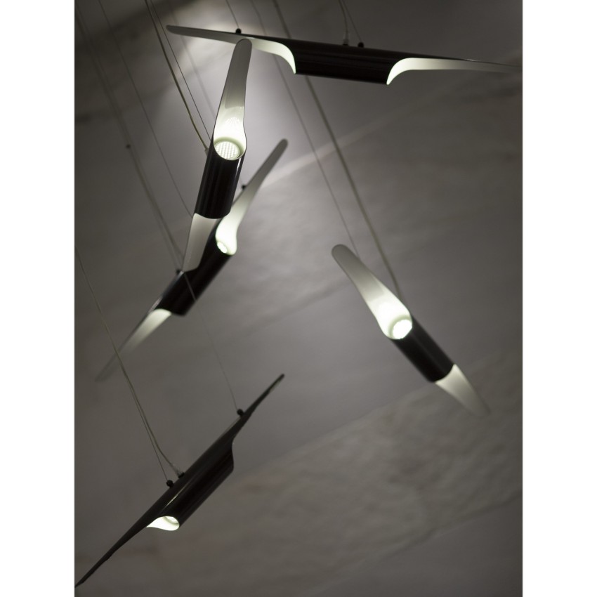 Φωτιστικό μονόφωτο κρεμαστό BIRDY 21 από μέταλλο