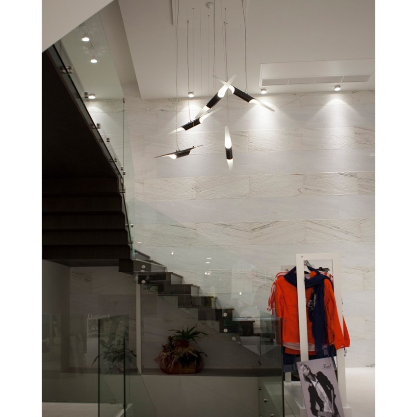 Φωτιστικό μονόφωτο κρεμαστό BIRDY 21 από μέταλλο