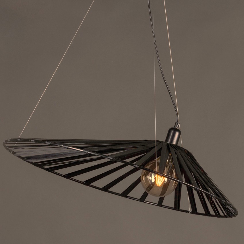 Φωτιστικό Μονόφωτο Κρεμαστό από Μέταλλο & Σχοινί ALE 35B